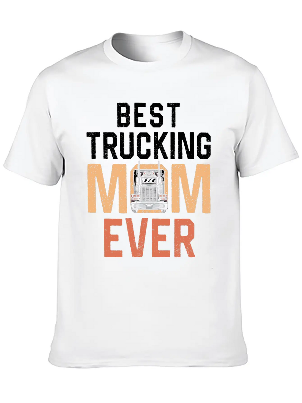 Trucker Truck Driver Mom Mother Breathable Soft Cotton T-Shirt – Timeless Casual Look