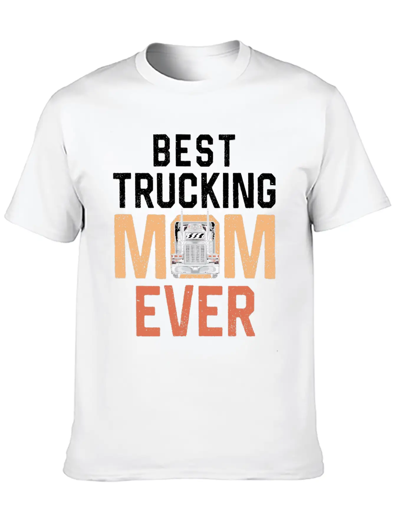 Trucker Truck Driver Mom Mother Breathable Soft Cotton T-Shirt – Timeless Casual Look
