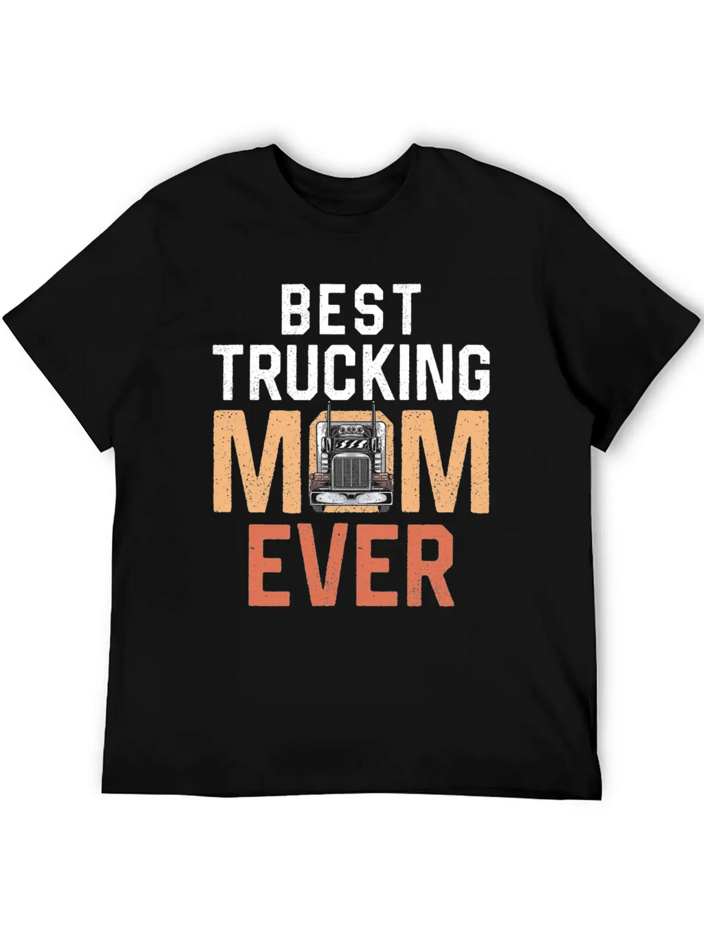 Trucker Truck Driver Mom Mother Breathable Soft Cotton T-Shirt – Timeless Casual Look