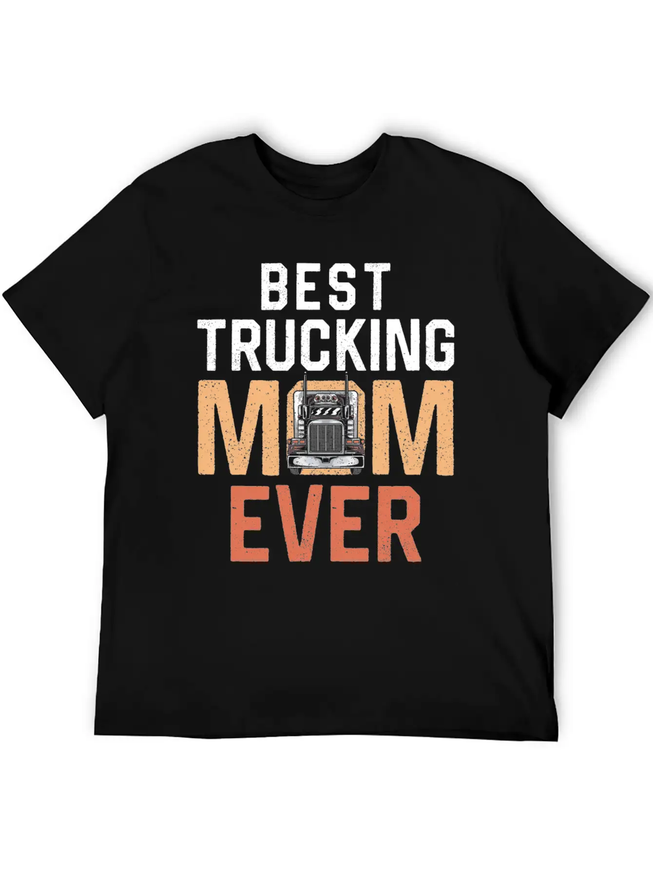 Trucker Truck Driver Mom Mother Breathable Soft Cotton T-Shirt – Timeless Casual Look