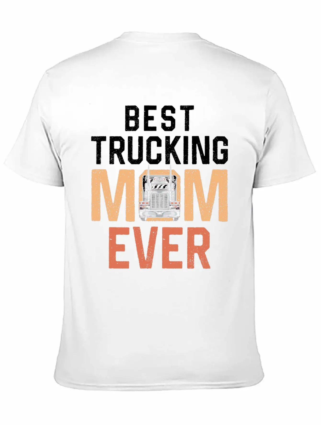 Trucker Truck Driver Mom Mother Breathable Soft Cotton T-Shirt – Timeless Casual Look