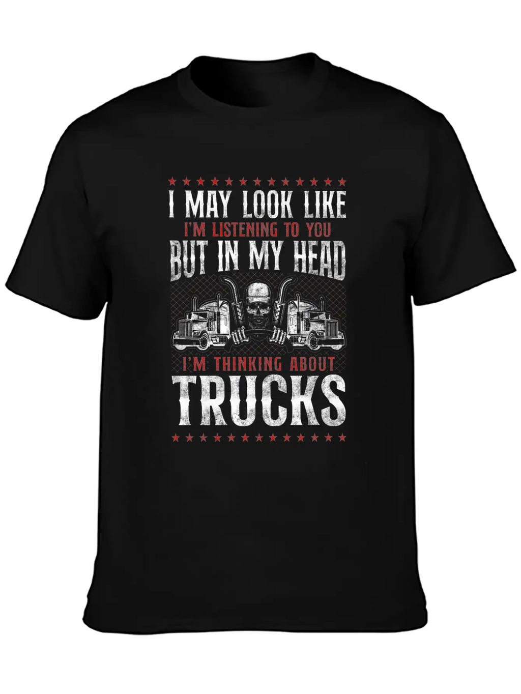 Trucker Truck Driver Vintage I May Classic Cotton Tee – Unisex Comfort For Any Season