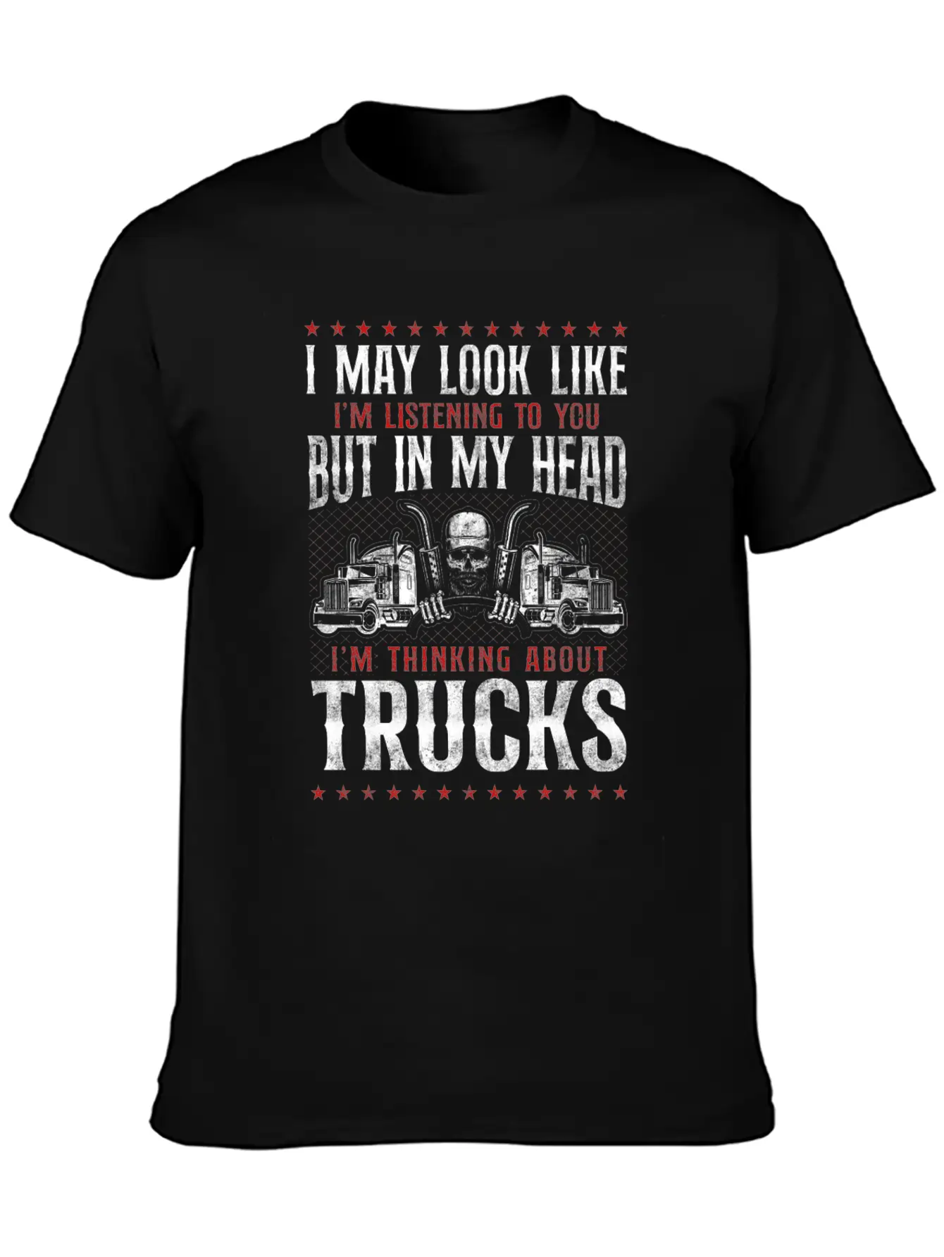 Trucker Truck Driver Vintage I May Classic Cotton Tee – Unisex Comfort For Any Season