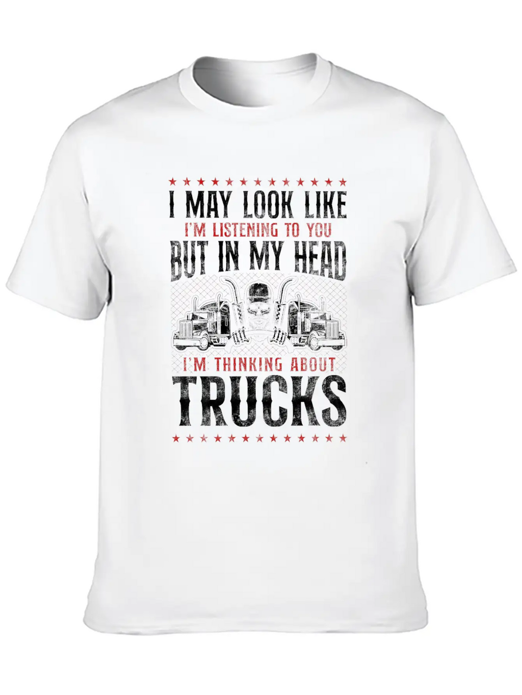 Trucker Truck Driver Vintage I May Classic Cotton Tee – Unisex Comfort For Any Season