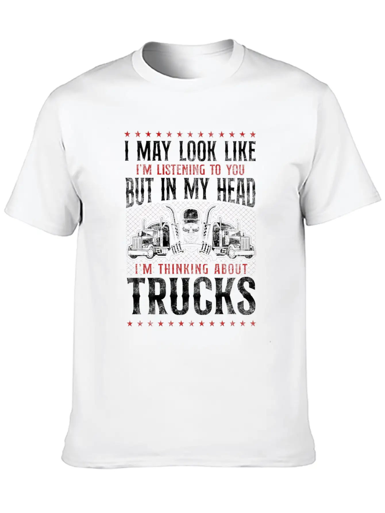 Trucker Truck Driver Vintage I May Classic Cotton Tee – Unisex Comfort For Any Season