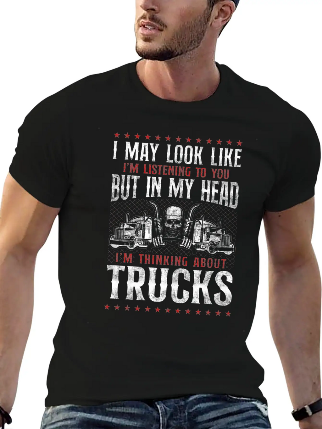 Trucker Truck Driver Vintage I May Classic Cotton Tee – Unisex Comfort For Any Season