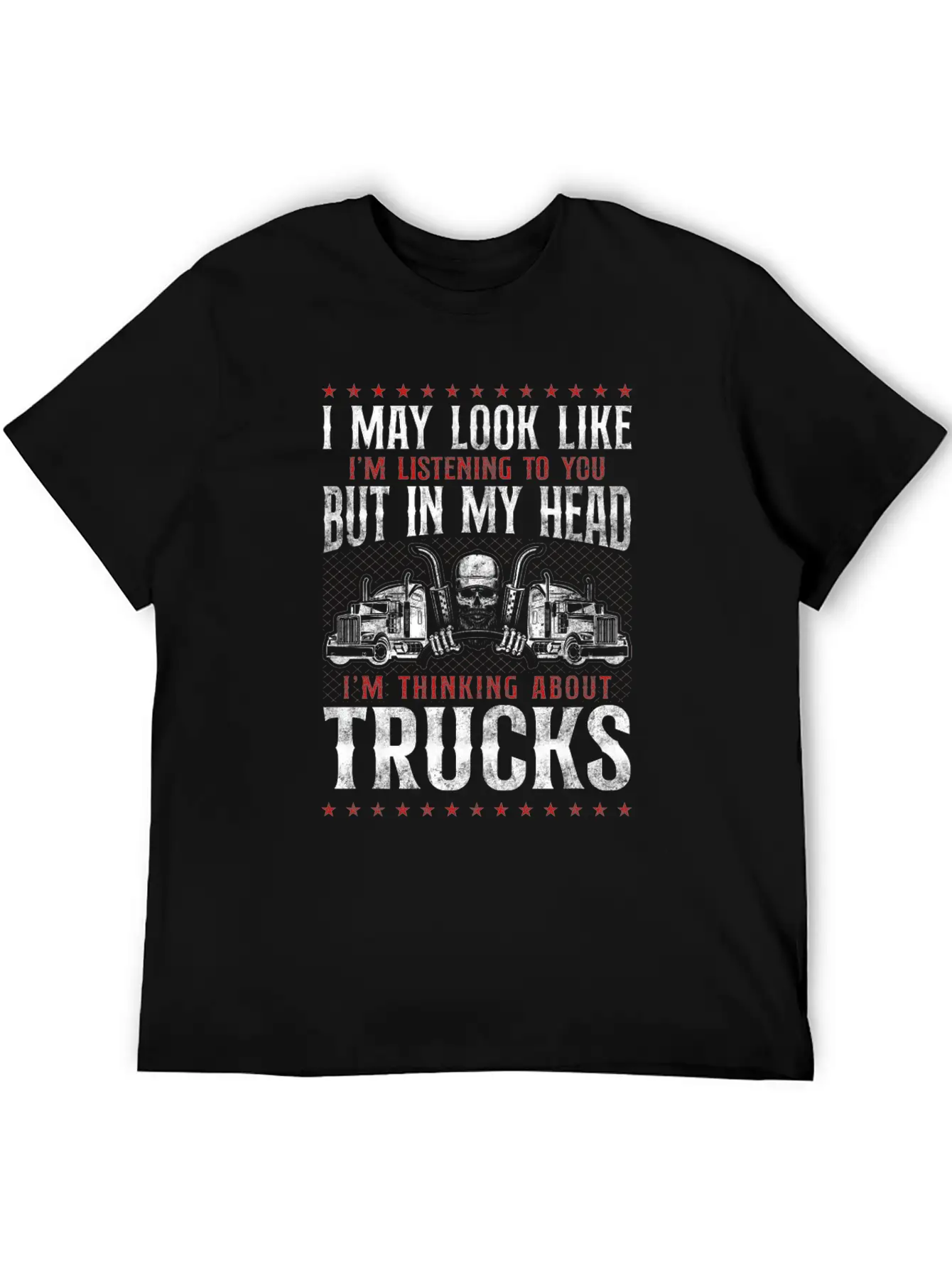 Trucker Truck Driver Vintage I May Classic Cotton Tee – Unisex Comfort For Any Season