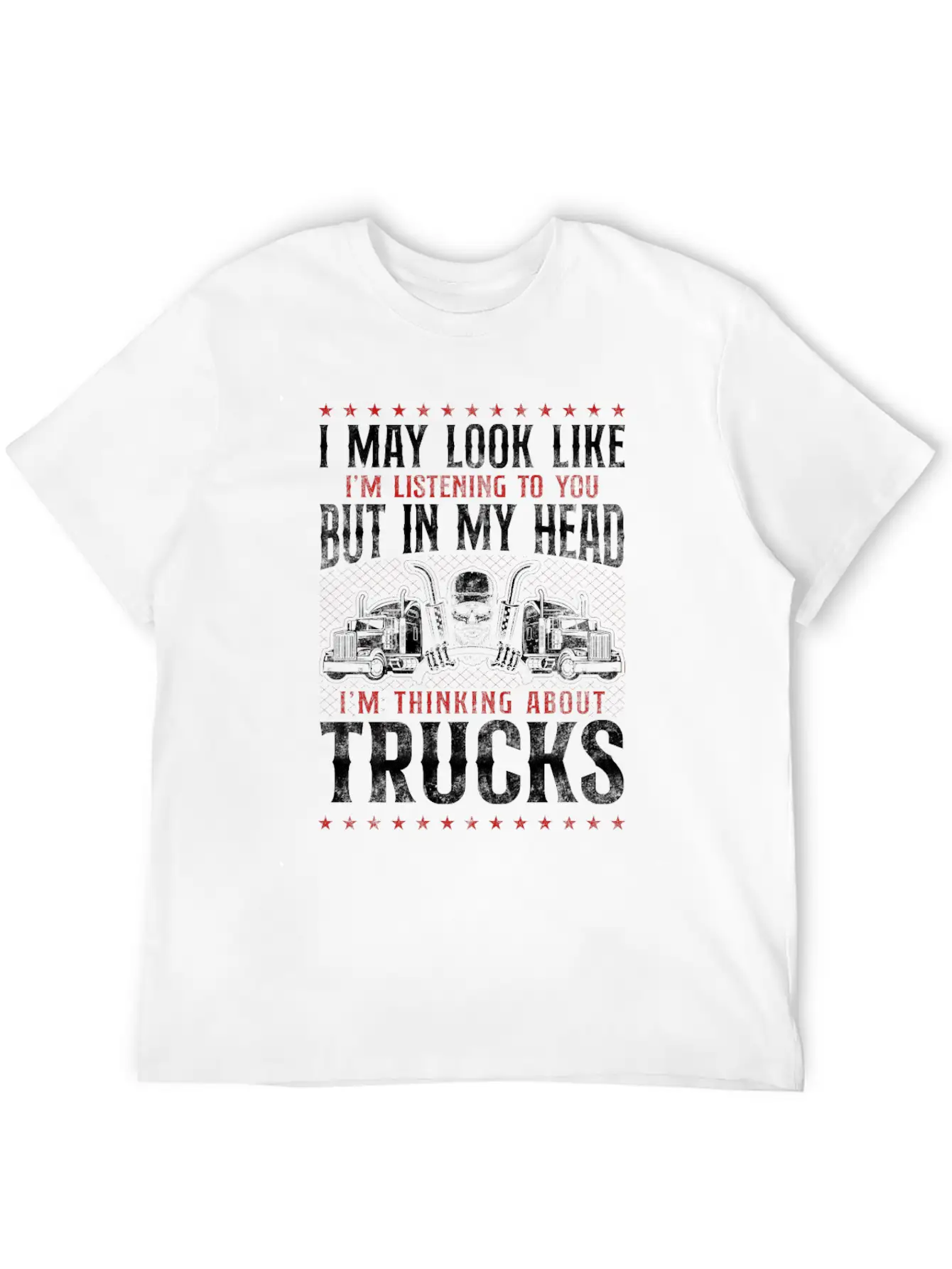 Trucker Truck Driver Vintage I May Classic Cotton Tee – Unisex Comfort For Any Season