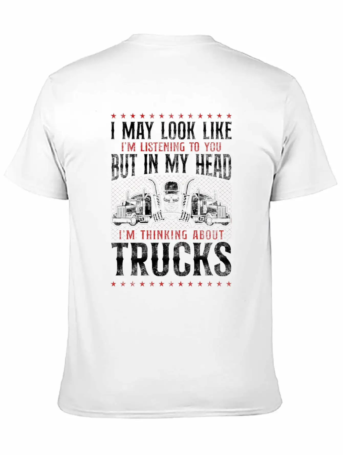 Trucker Truck Driver Vintage I May Classic Cotton Tee – Unisex Comfort For Any Season