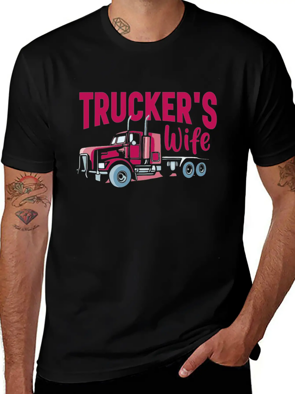 Trucker Wife Truck Driver Apparel Classic Cotton Tee – Unisex Comfort For Any Season