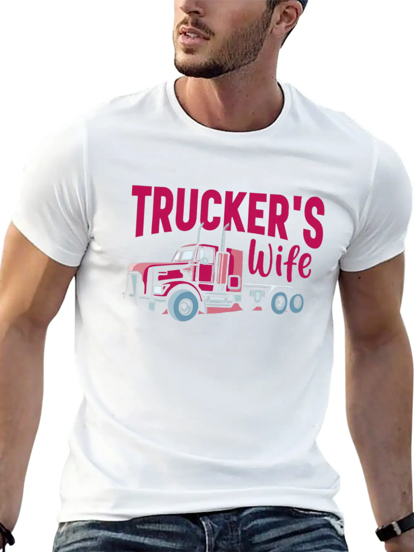 Trucker Wife Truck Driver Apparel Classic Cotton Tee – Unisex Comfort For Any Season
