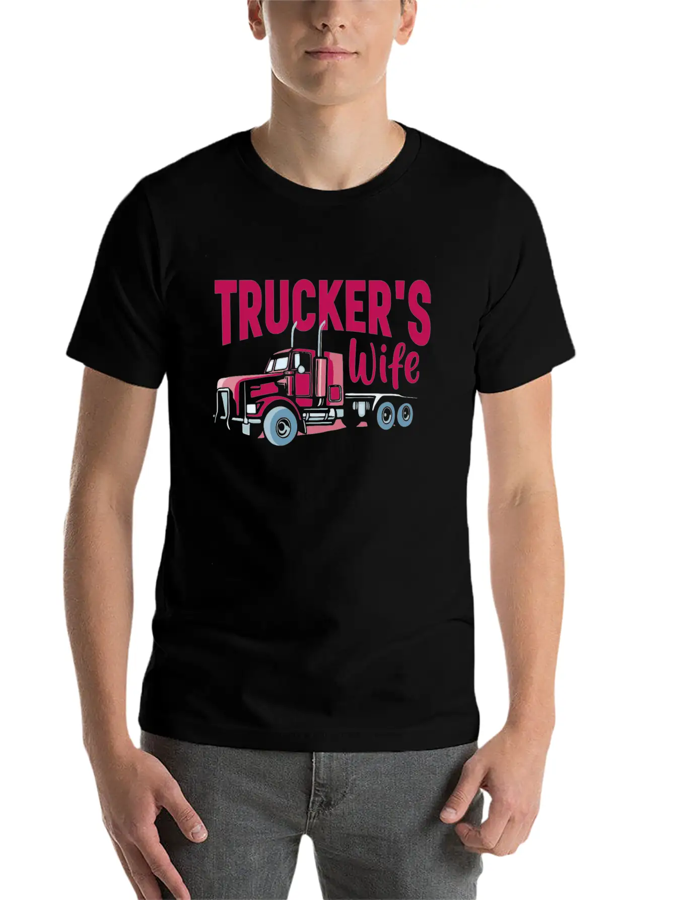 Trucker Wife Truck Driver Apparel Classic Cotton Tee – Unisex Comfort For Any Season