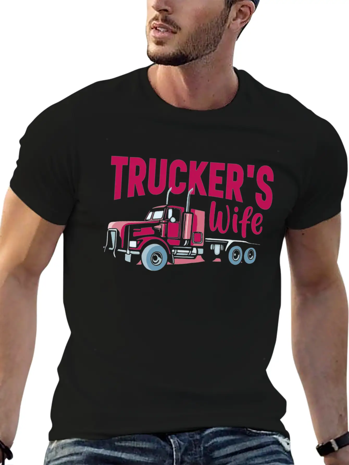 Trucker Wife Truck Driver Apparel Classic Cotton Tee – Unisex Comfort For Any Season