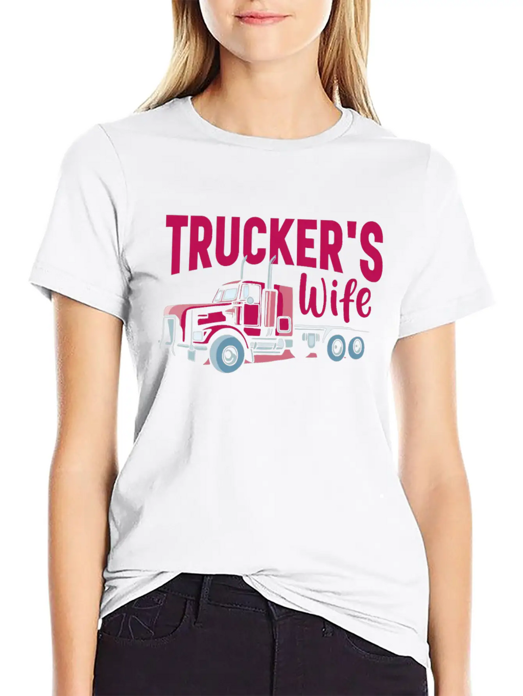 Trucker Wife Truck Driver Apparel Classic Cotton Tee – Unisex Comfort For Any Season