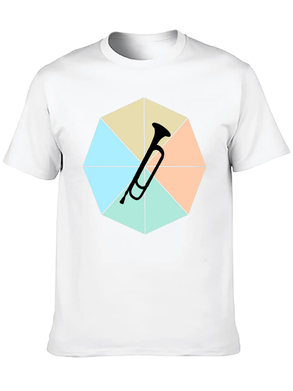 Trumpet Basic Graphic T-Shirt – Daily Comfort In Soft Cotton