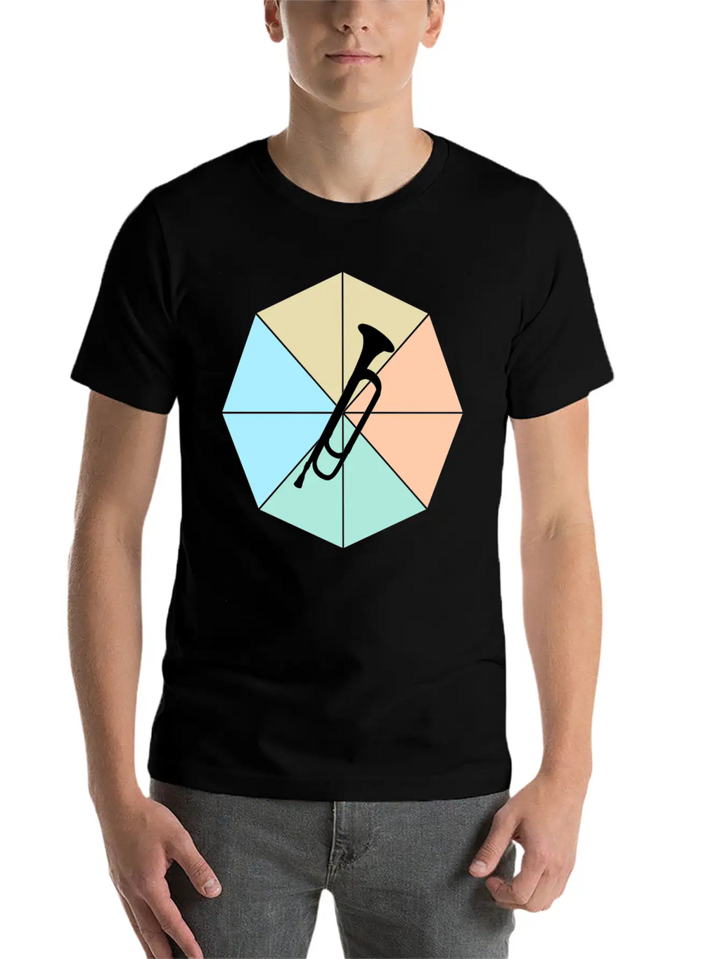 Trumpet Basic Graphic T-Shirt – Daily Comfort In Soft Cotton
