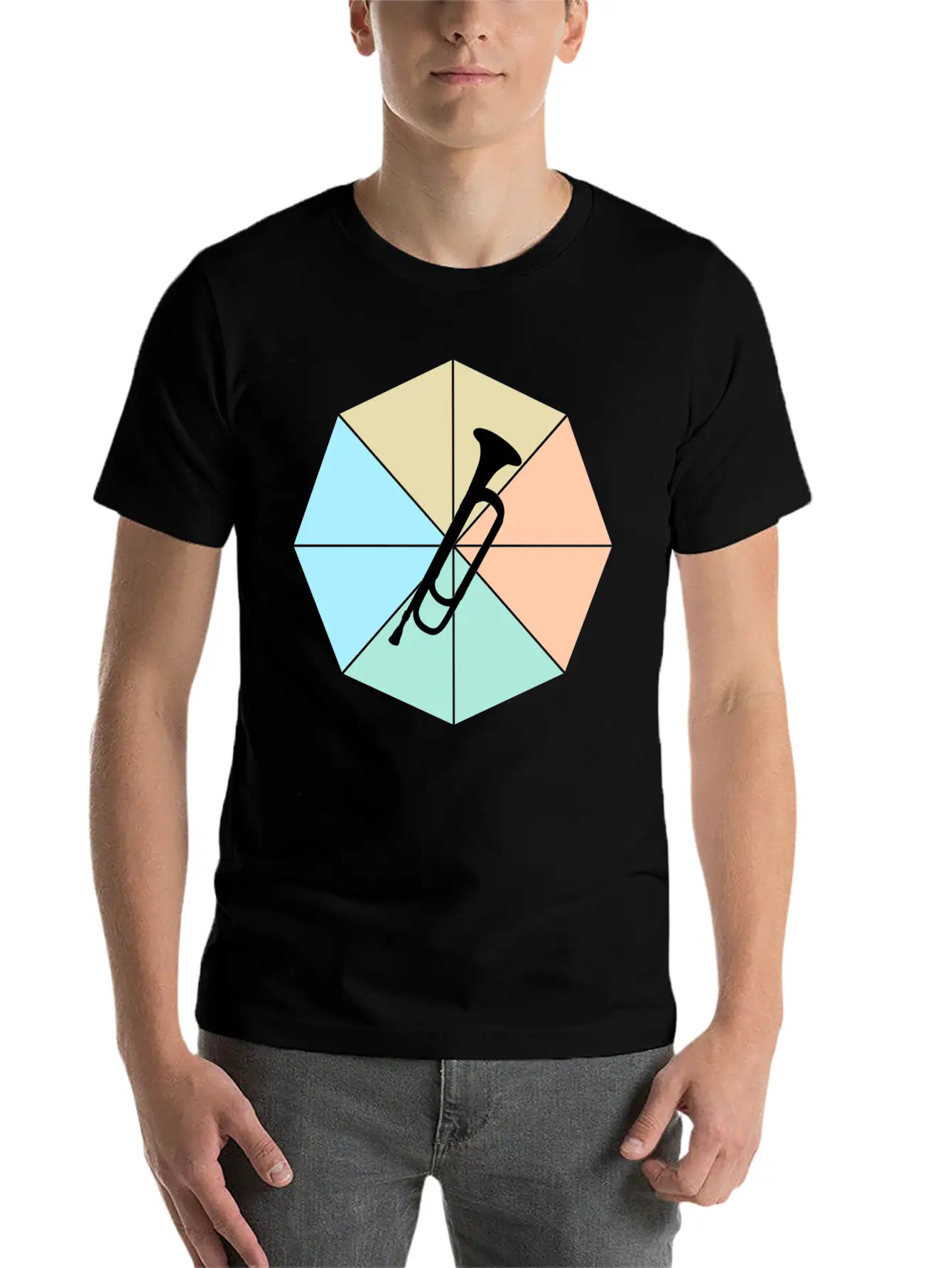 Trumpet Basic Graphic T-Shirt – Daily Comfort In Soft Cotton
