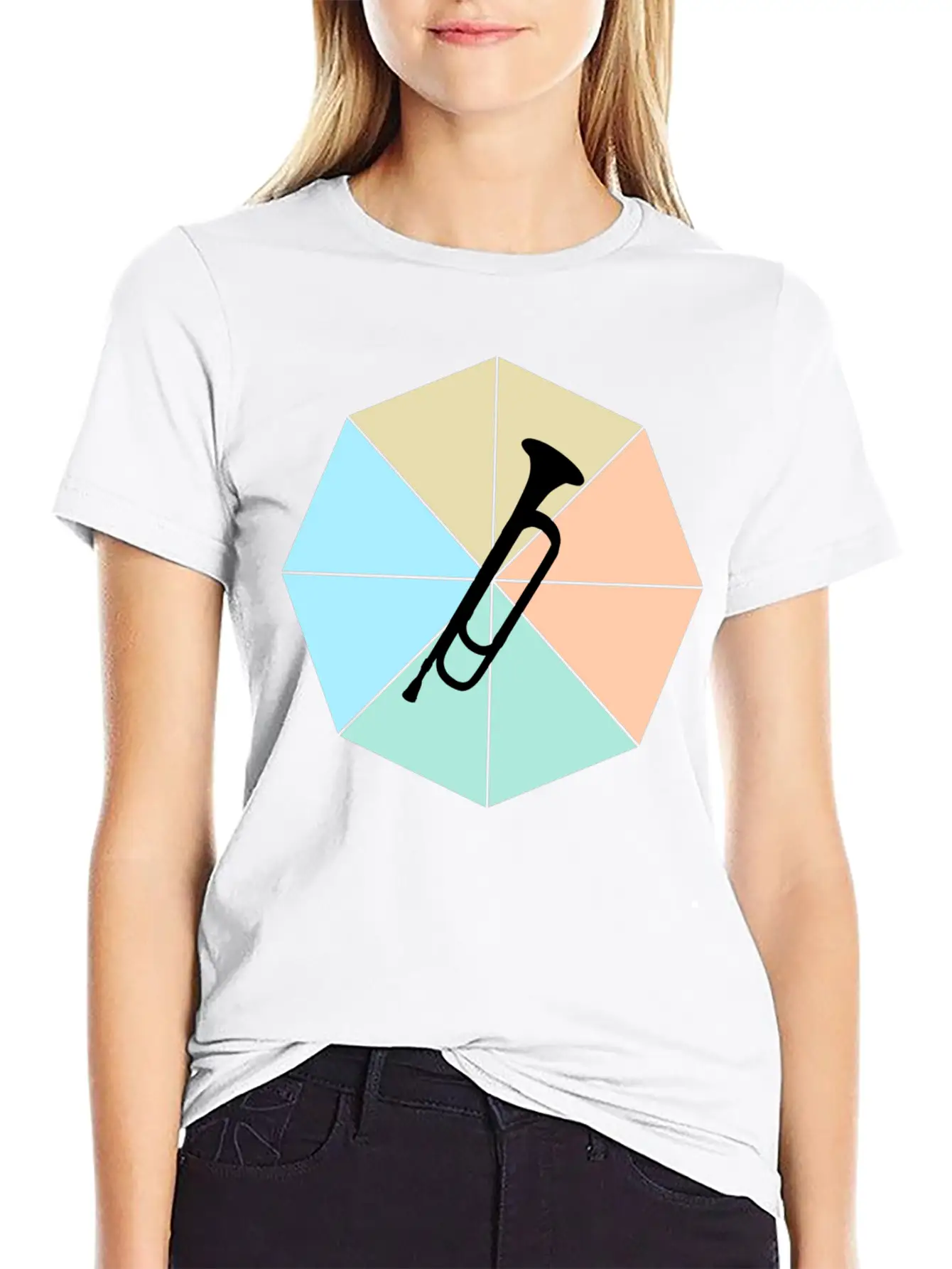 Trumpet Basic Graphic T-Shirt – Daily Comfort In Soft Cotton
