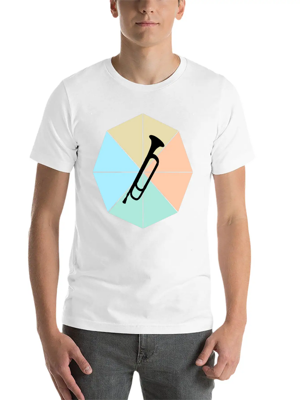 Trumpet Basic Graphic T-Shirt – Daily Comfort In Soft Cotton