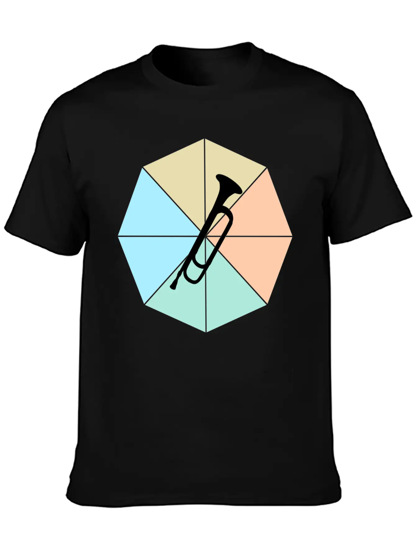 Trumpet Basic Graphic T-Shirt – Daily Comfort In Soft Cotton