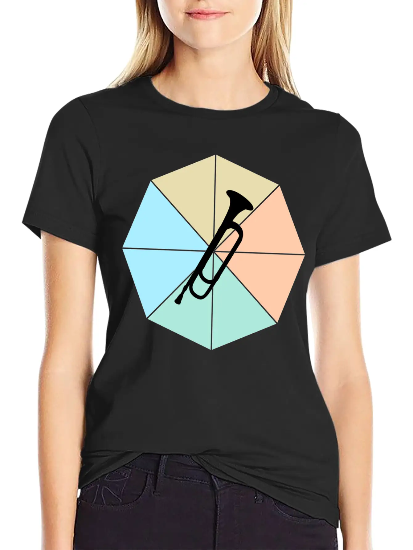 Trumpet Basic Graphic T-Shirt – Daily Comfort In Soft Cotton