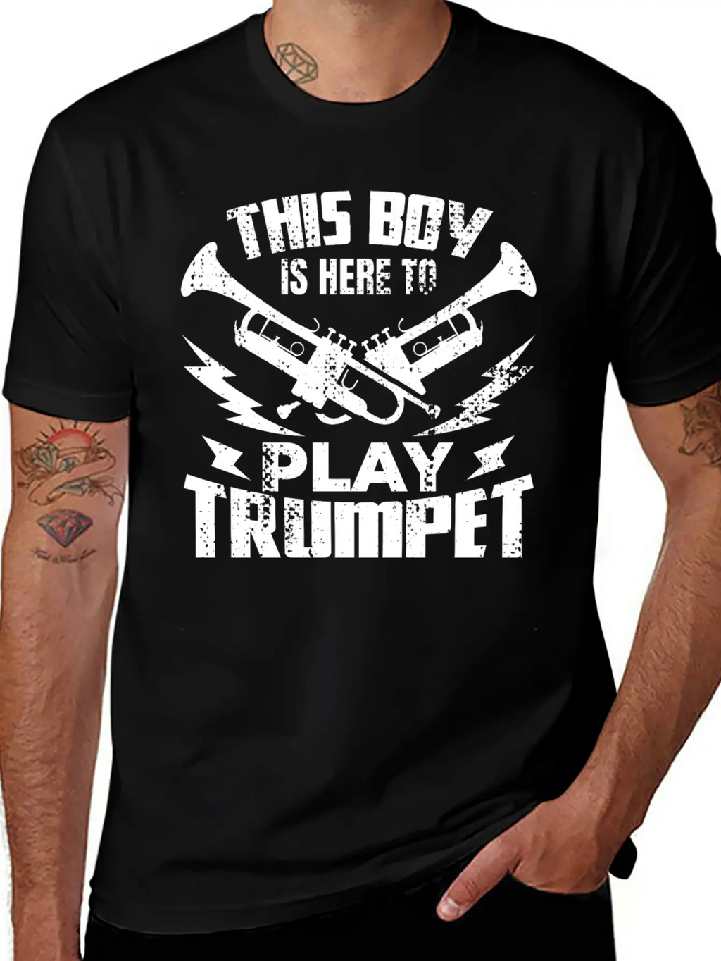 Trumpet Boy Unisex Casual T-Shirt – Clean Design For Daily Comfort