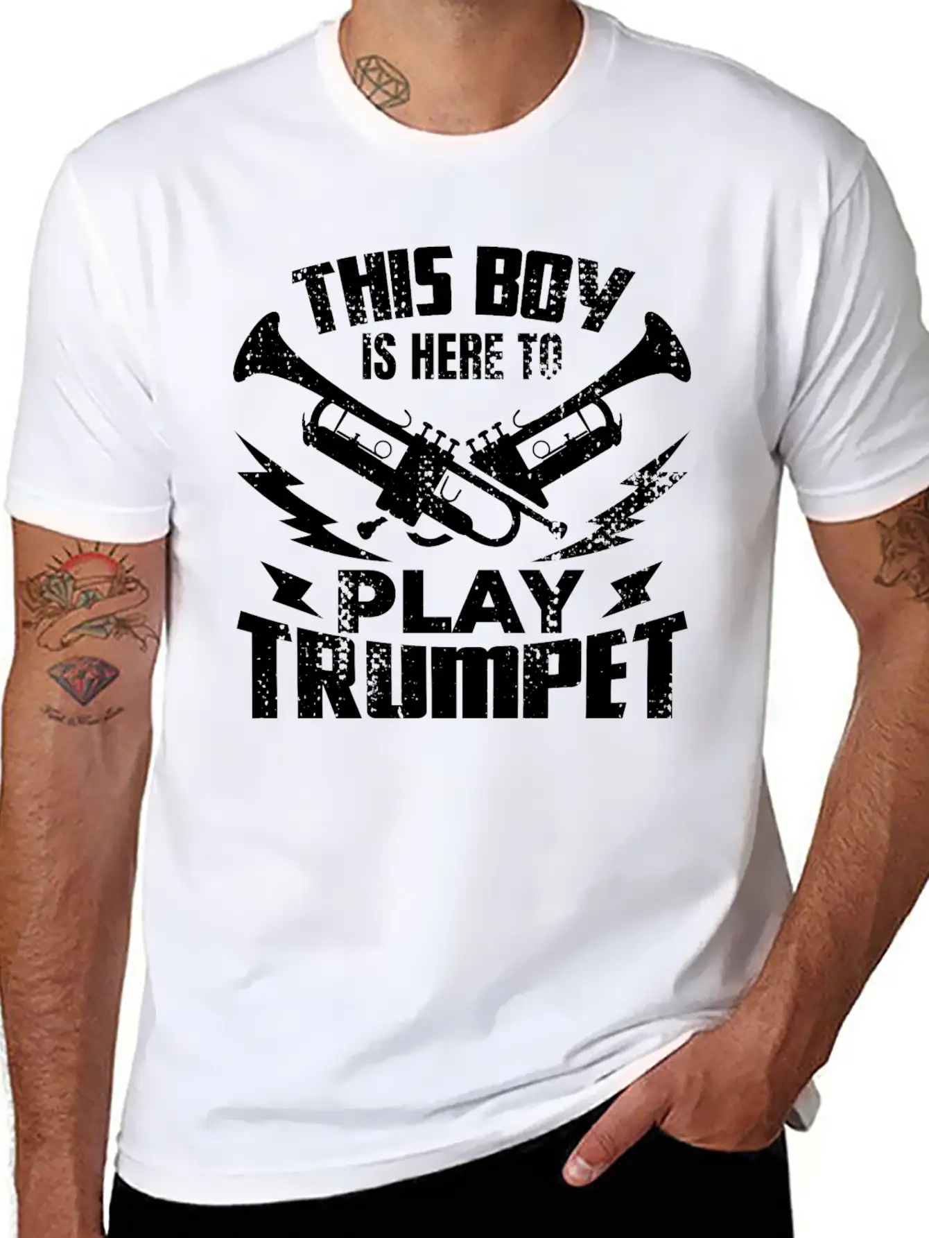 Trumpet Boy Unisex Casual T-Shirt – Clean Design For Daily Comfort
