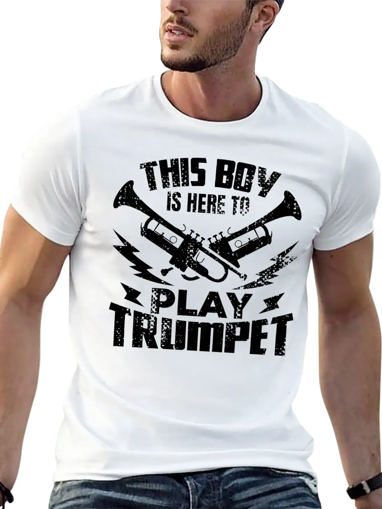 Trumpet Boy Unisex Casual T-Shirt – Clean Design For Daily Comfort
