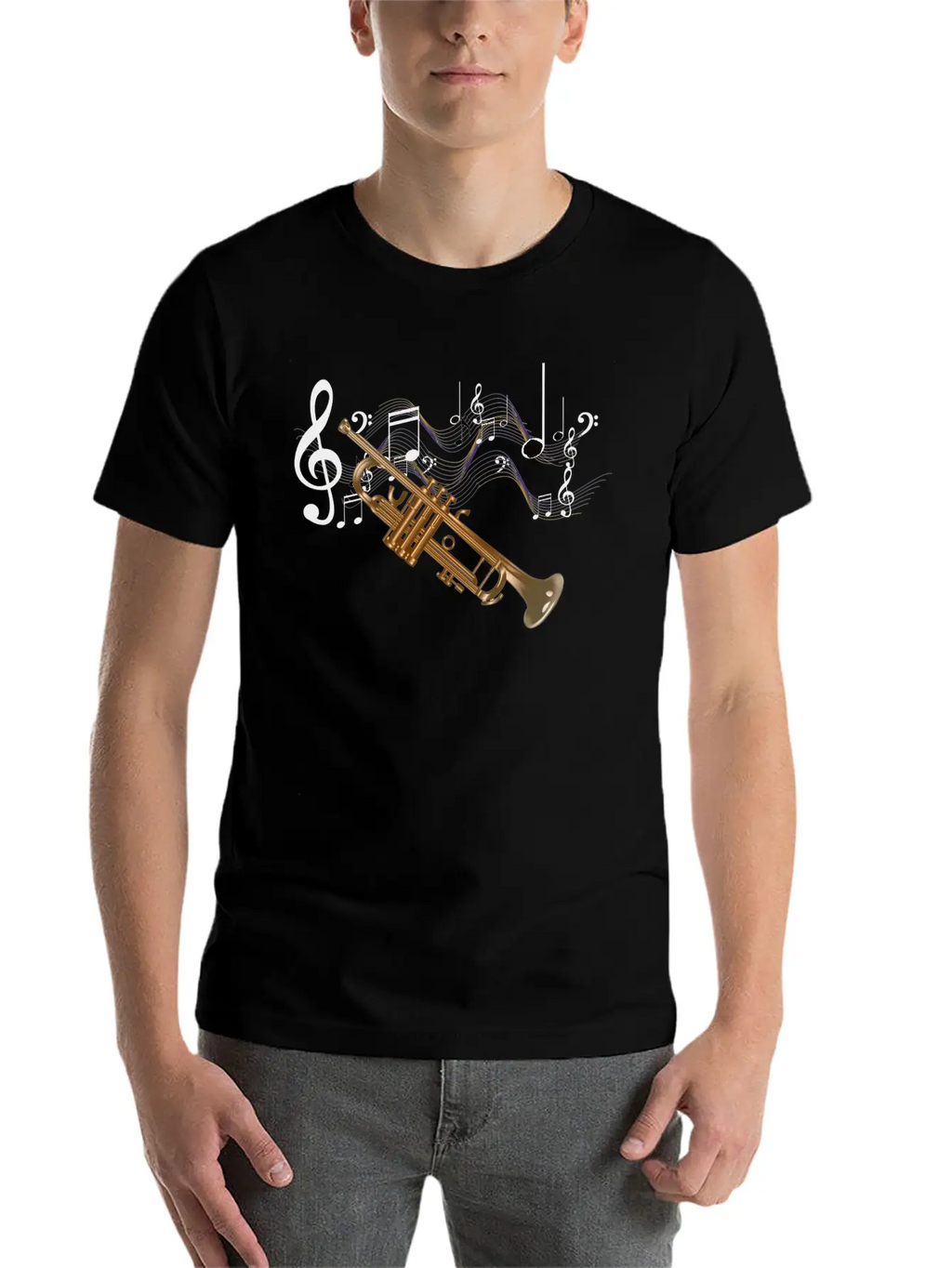 Trumpet Essential Cotton Tee For Daily Outfits – Unisex Style