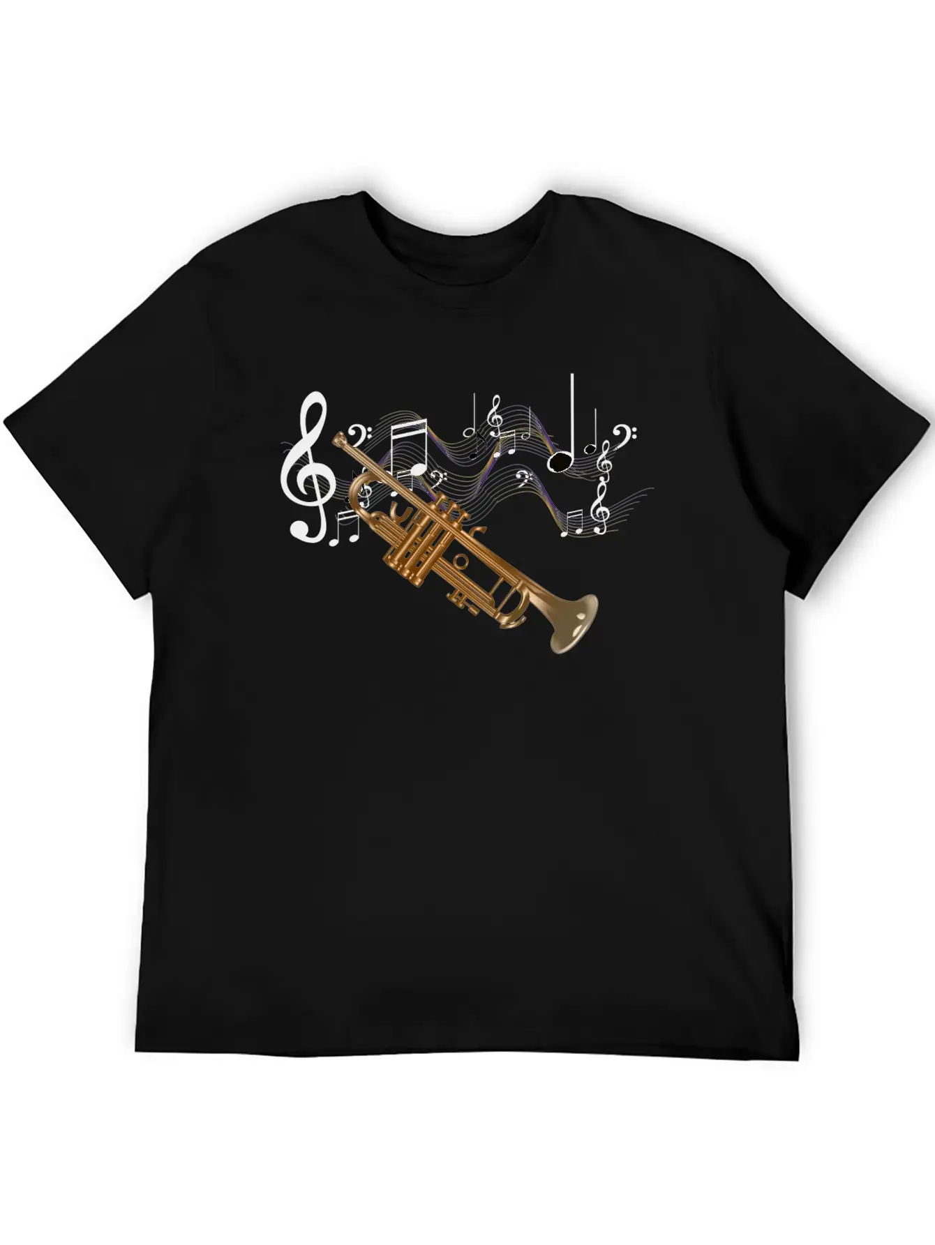 Trumpet Essential Cotton Tee For Daily Outfits – Unisex Style