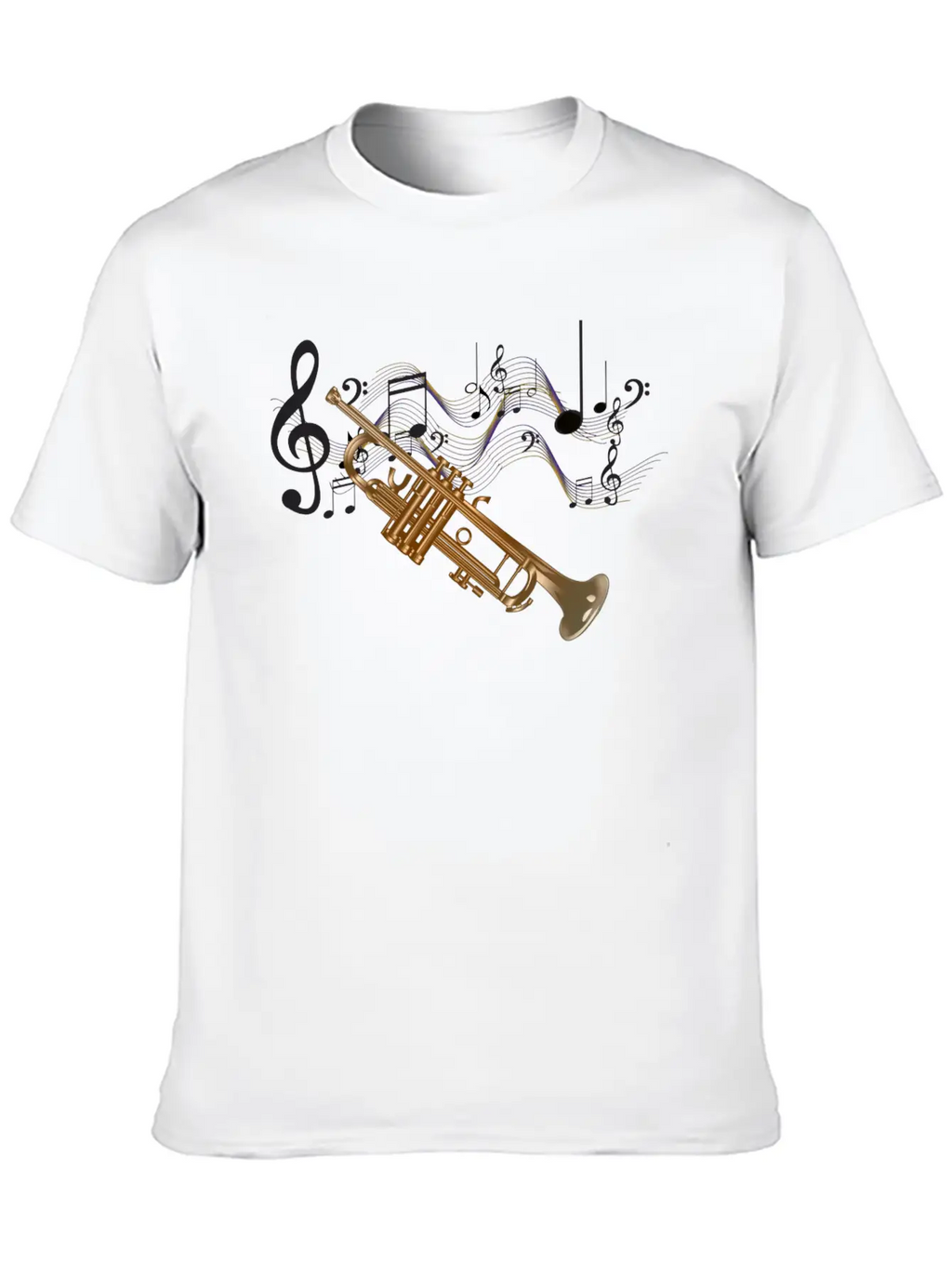 Trumpet Essential Cotton Tee For Daily Outfits – Unisex Style
