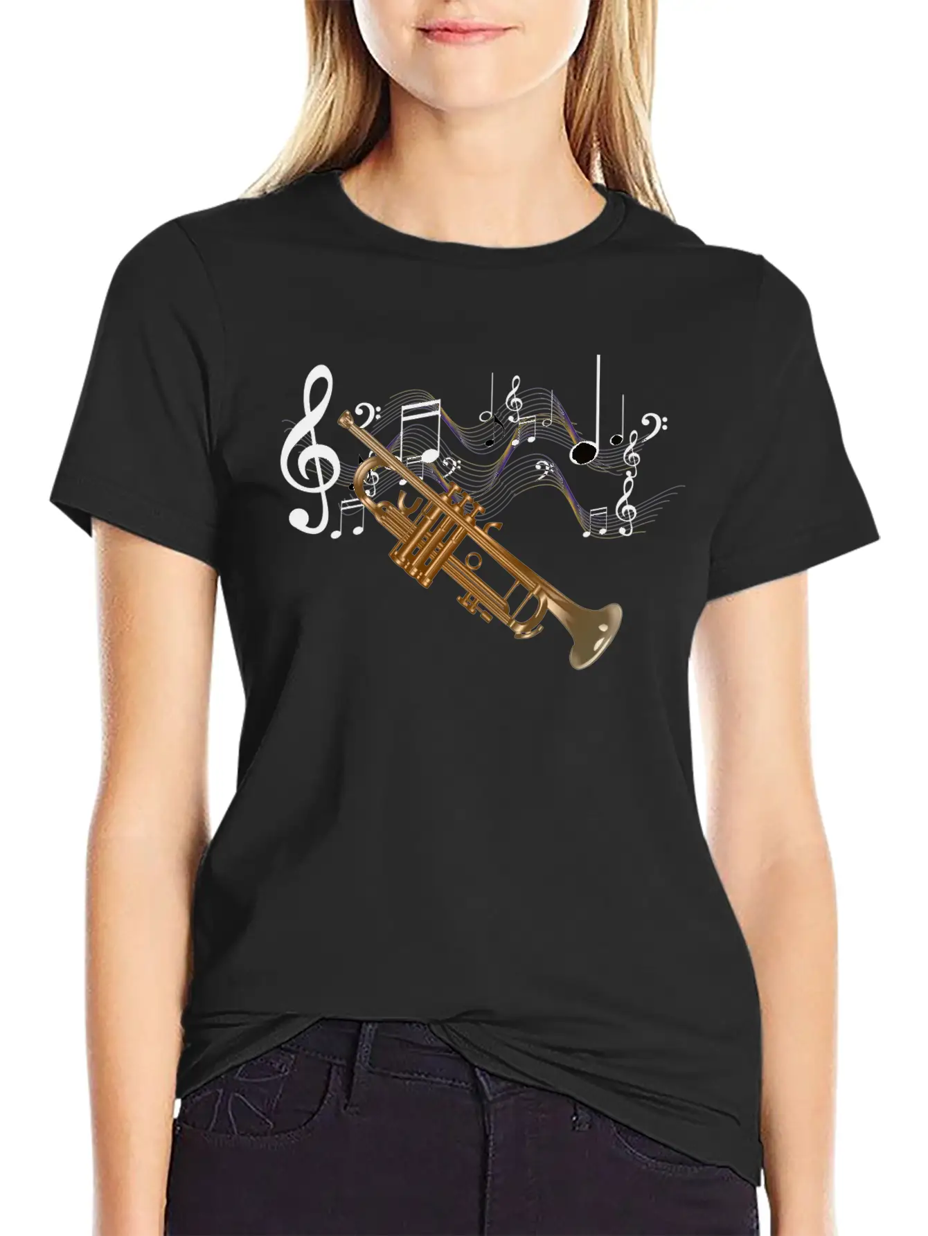 Trumpet Essential Cotton Tee For Daily Outfits – Unisex Style