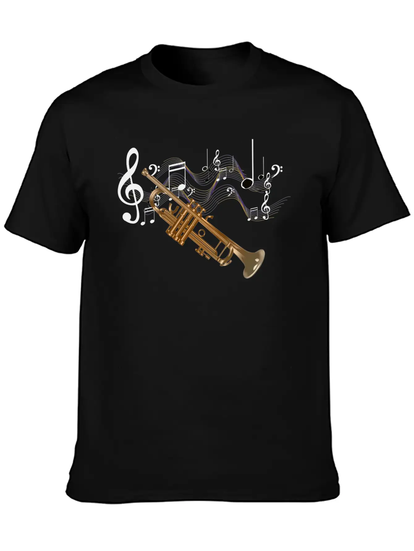 Trumpet Essential Cotton Tee For Daily Outfits – Unisex Style