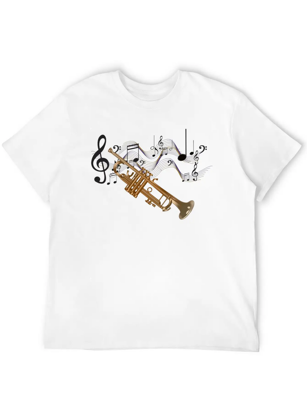 Trumpet Essential Cotton Tee For Daily Outfits – Unisex Style