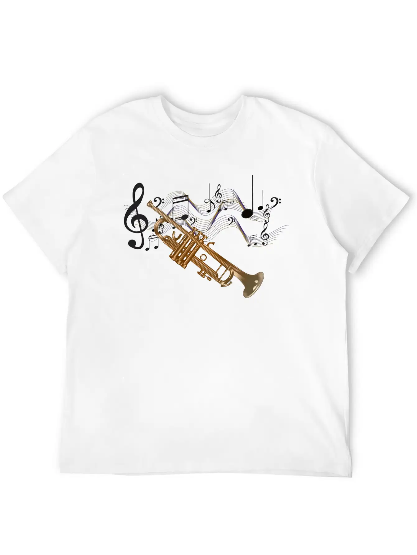 Trumpet Essential Cotton Tee For Daily Outfits – Unisex Style