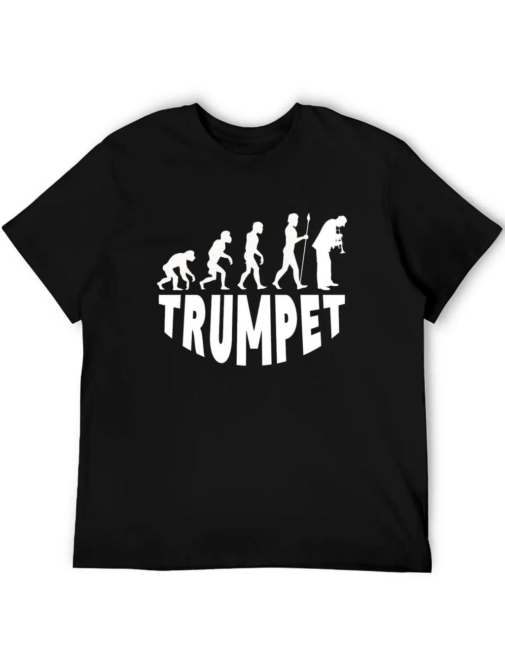 Trumpet Evolution Basic Graphic T-Shirt – Daily Comfort In Soft Cotton