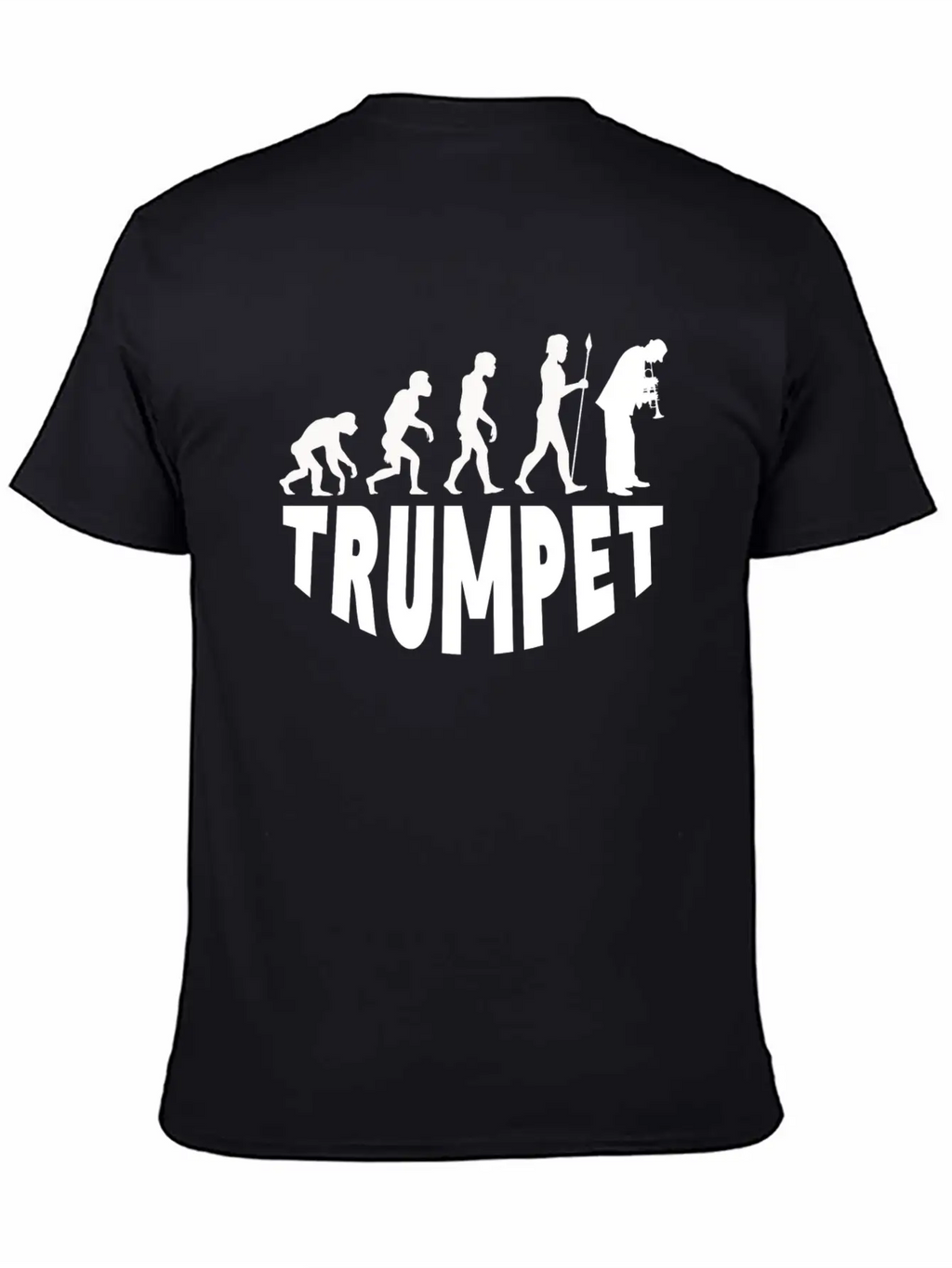 Trumpet Evolution Basic Graphic T-Shirt – Daily Comfort In Soft Cotton