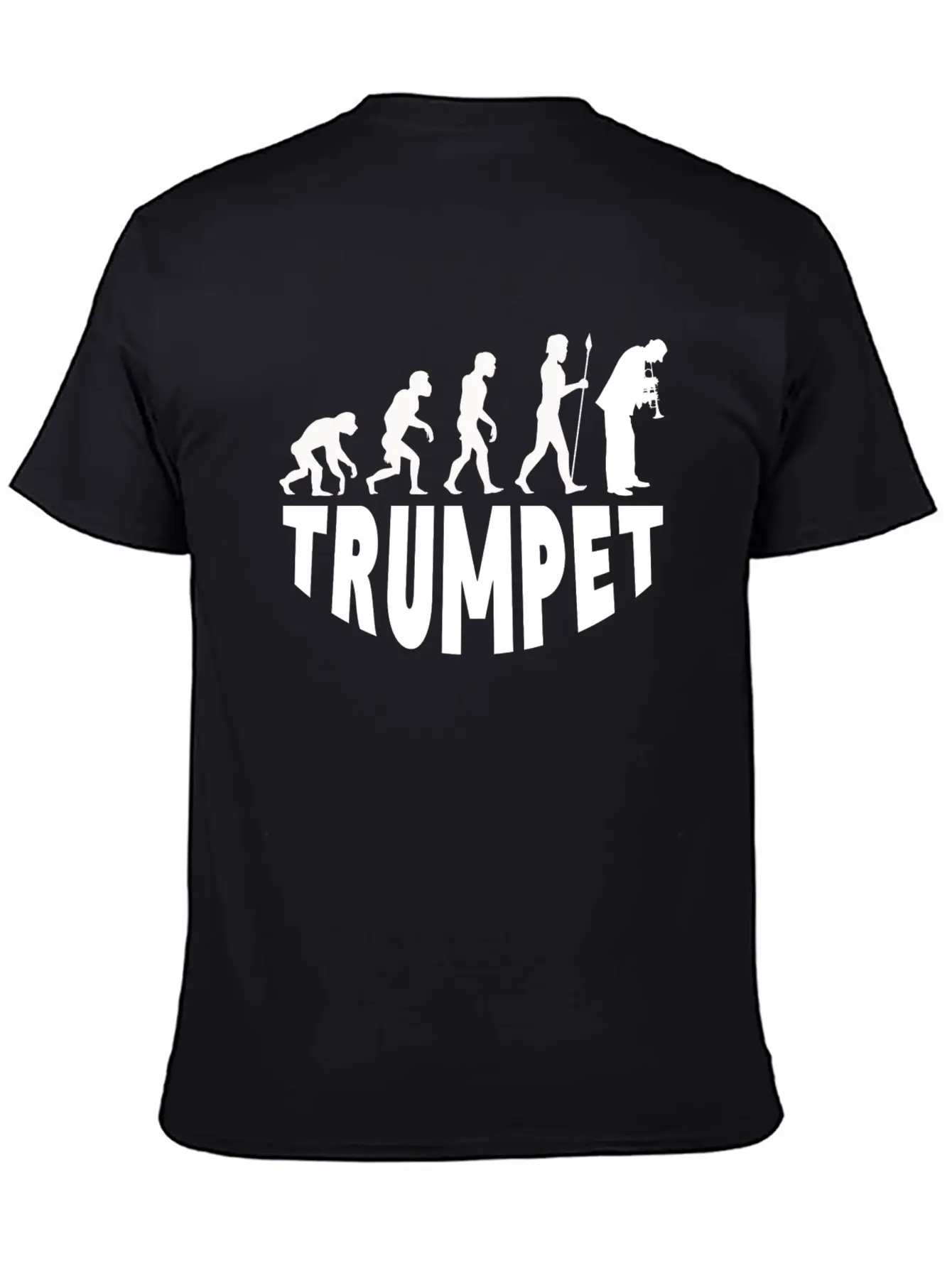 Trumpet Evolution Basic Graphic T-Shirt – Daily Comfort In Soft Cotton