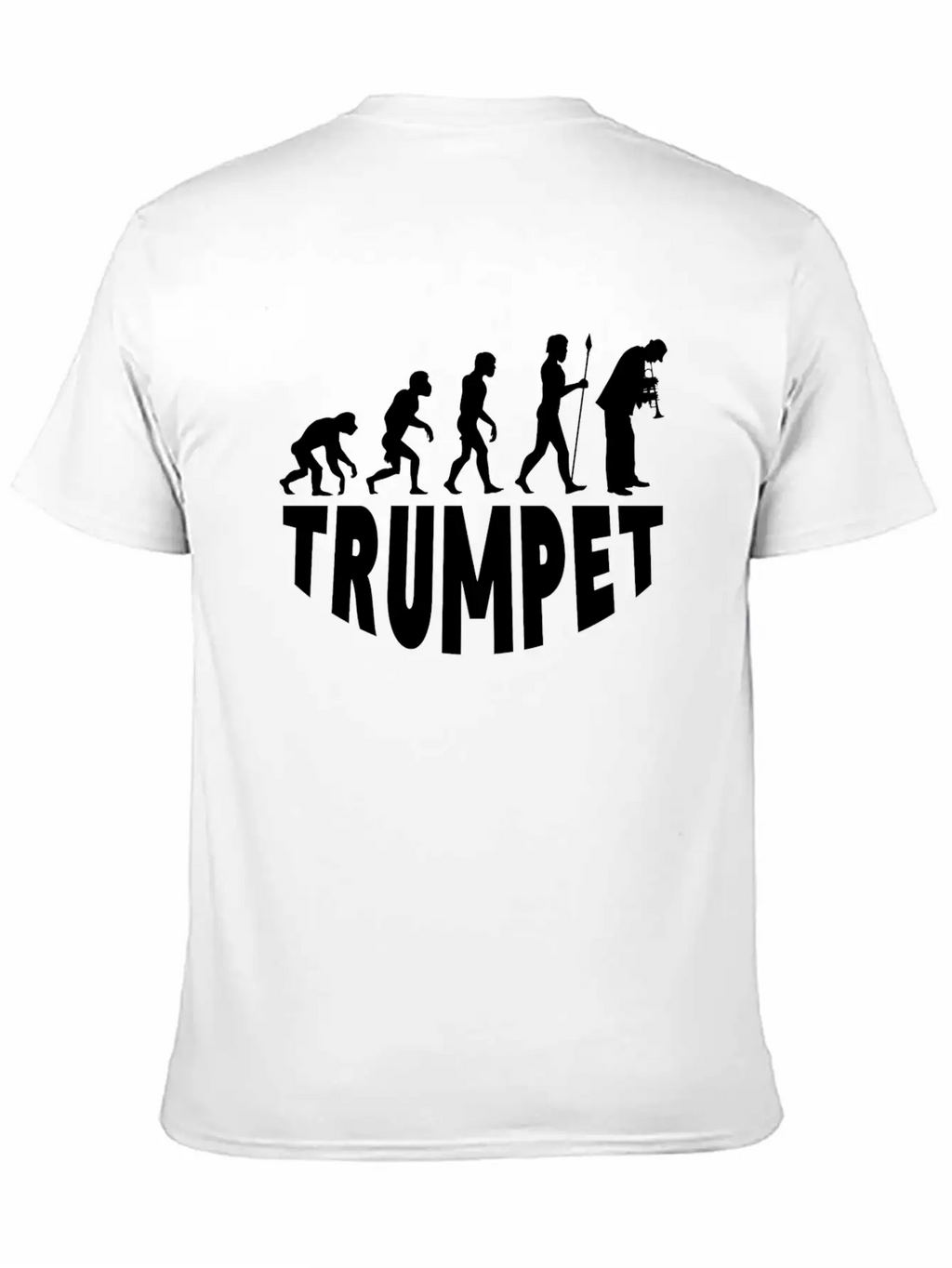 Trumpet Evolution Basic Graphic T-Shirt – Daily Comfort In Soft Cotton