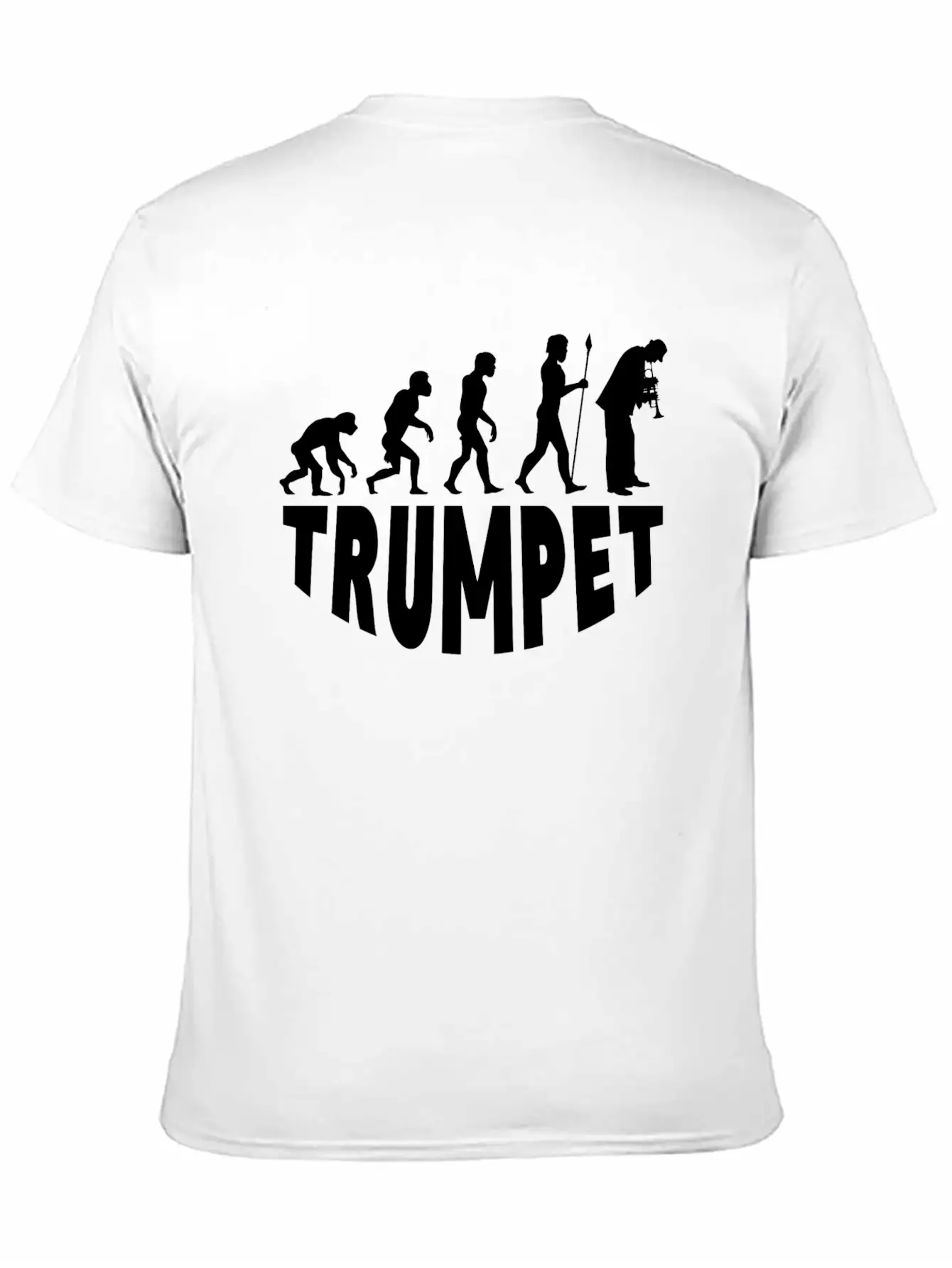Trumpet Evolution Basic Graphic T-Shirt – Daily Comfort In Soft Cotton