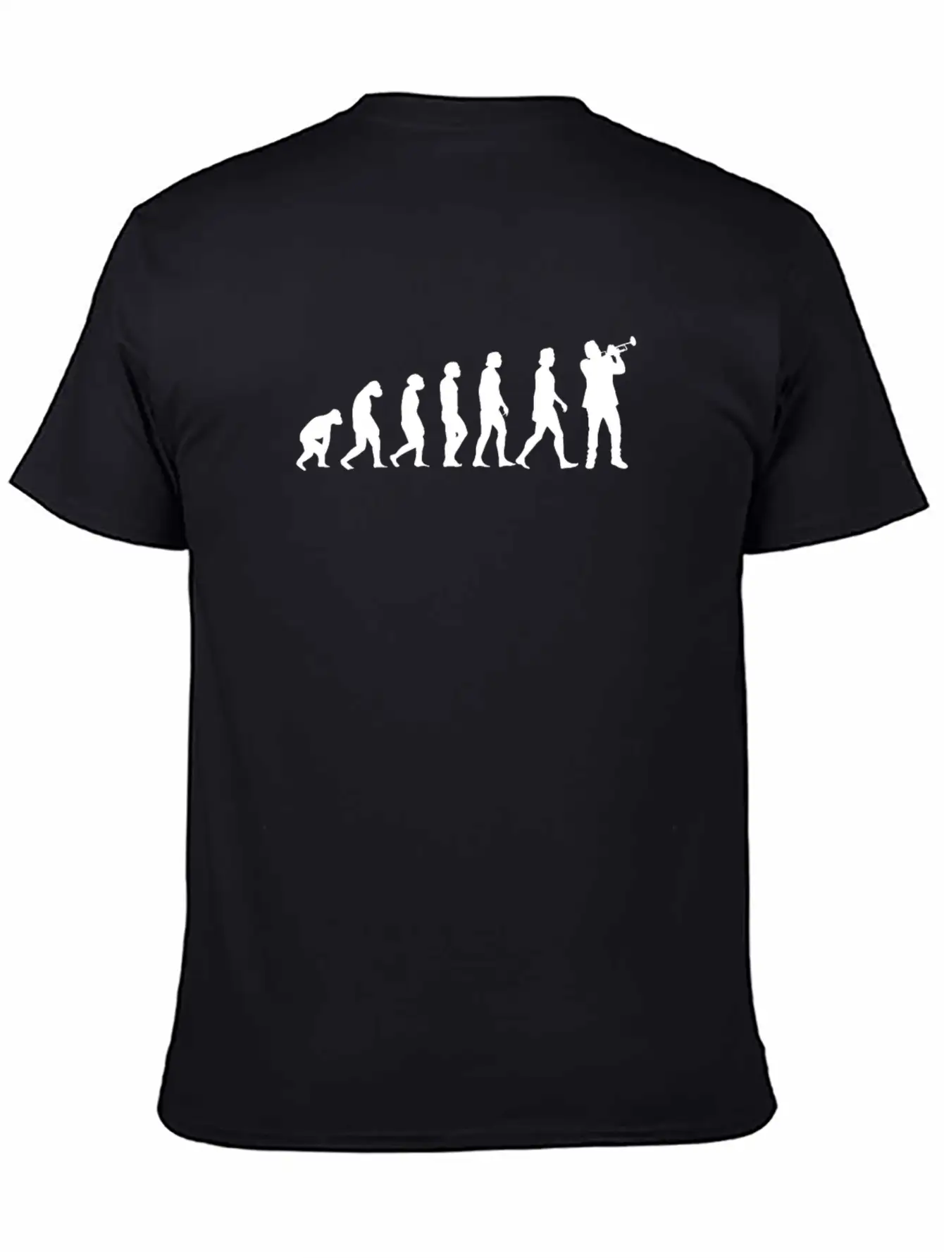 Trumpet Evolution Stylish Everyday T-Shirt – Unisex Basic Cotton Tee