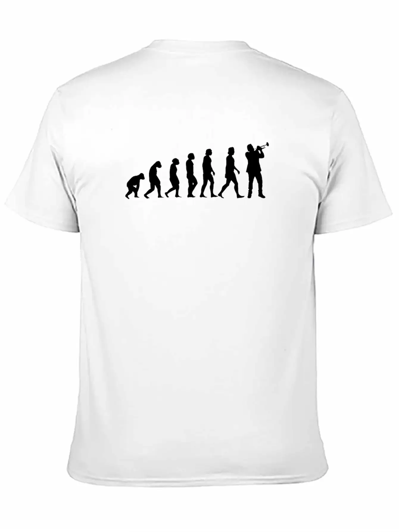 Trumpet Evolution Stylish Everyday T-Shirt – Unisex Basic Cotton Tee