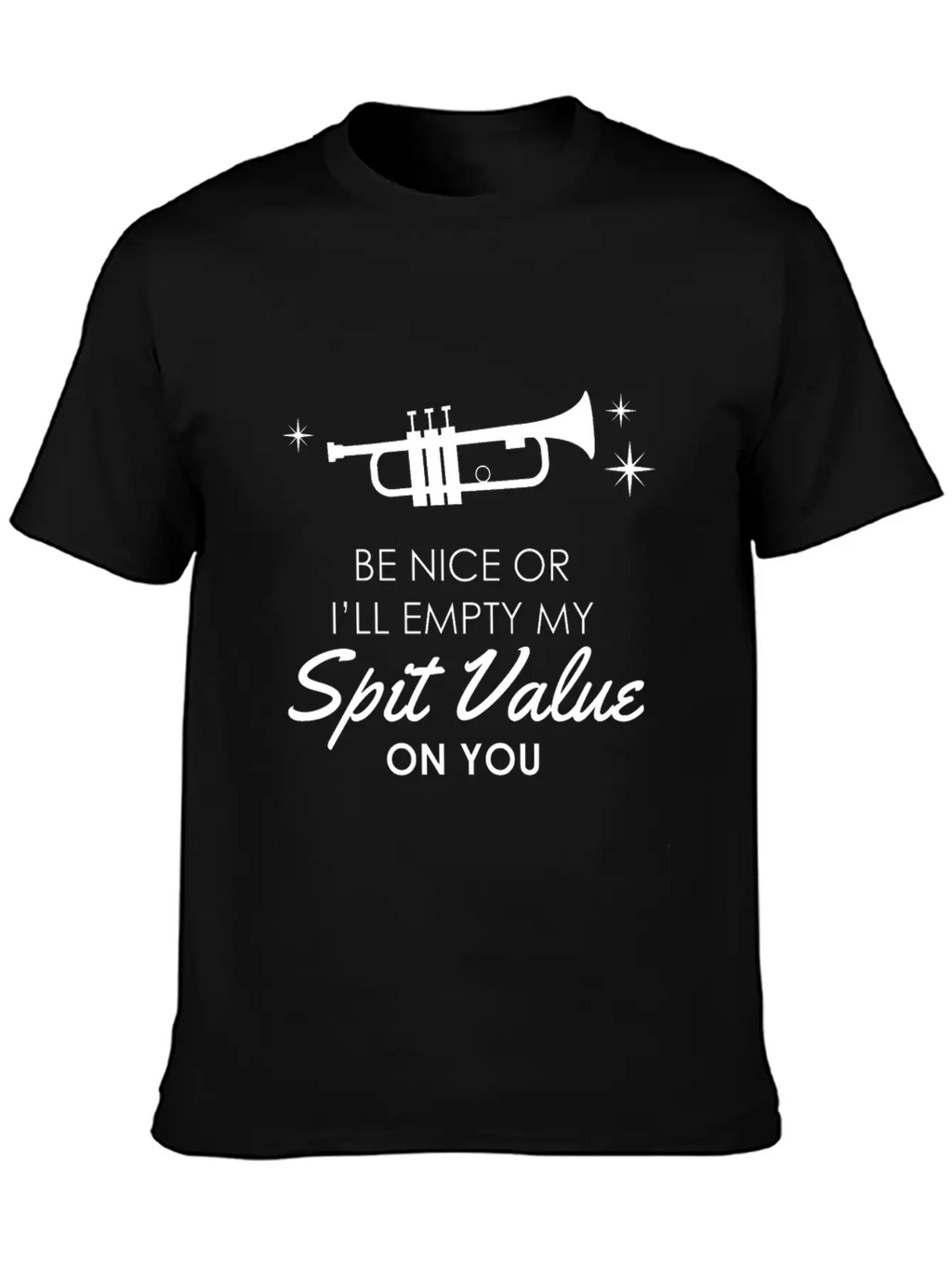 Trumpet - Funny Spit Valve Jazz Music Gift Breathable Graphic T-Shirt – Perfect For Casual Days