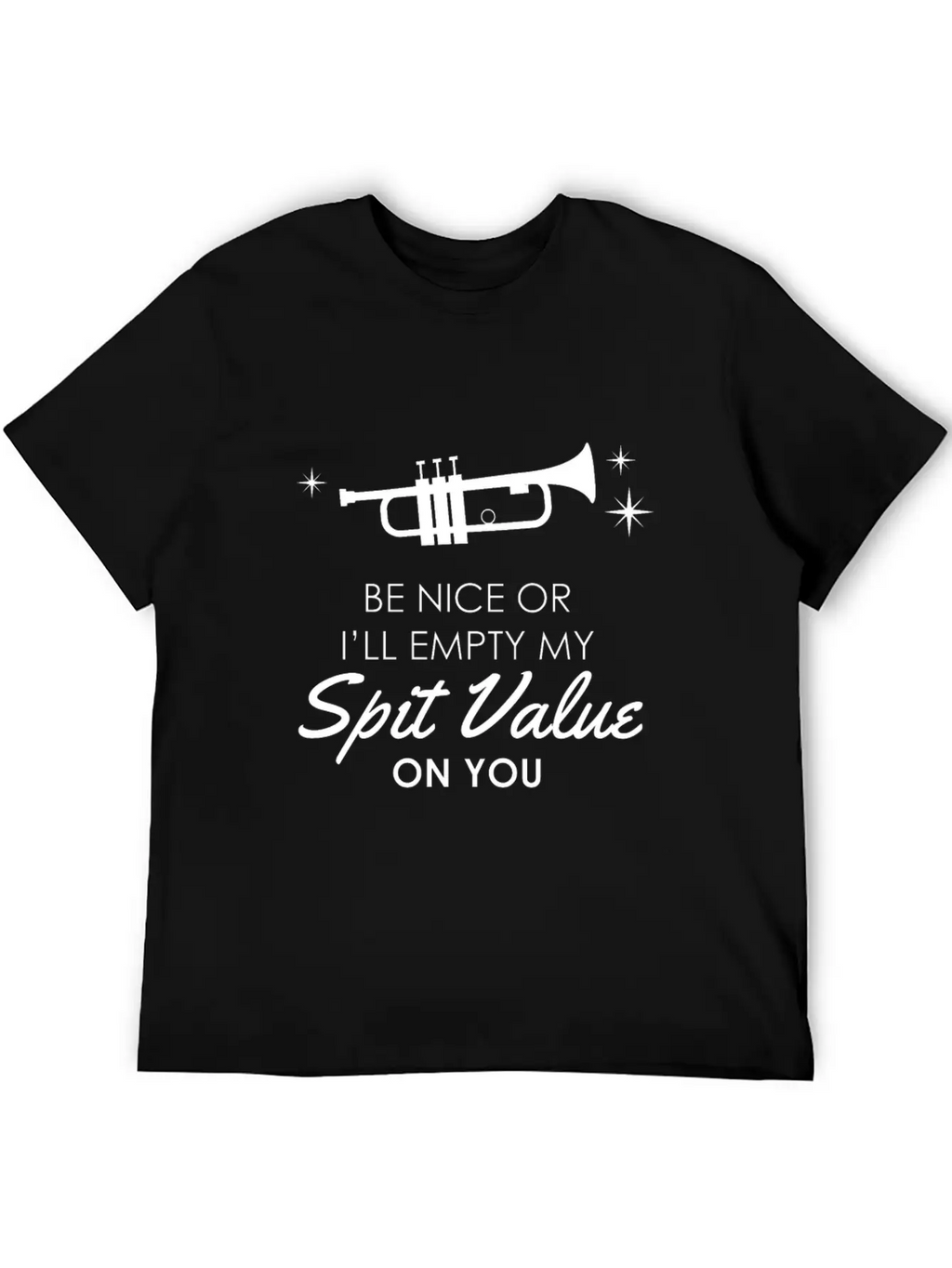 Trumpet - Funny Spit Valve Jazz Music Gift Breathable Graphic T-Shirt – Perfect For Casual Days