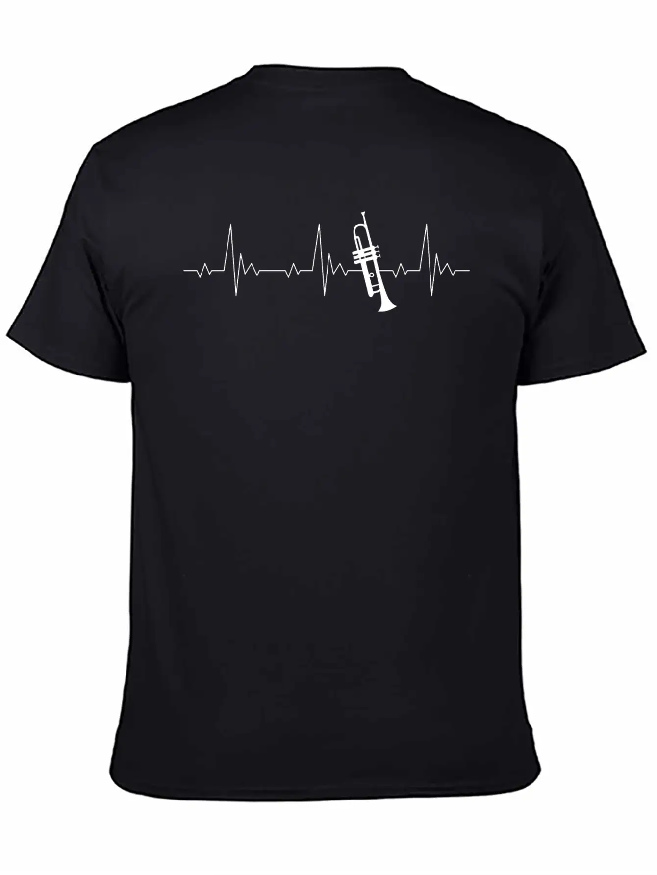 Trumpet Heartbeat For Trumpet Players Unisex Casual T-Shirt – Clean Design For Daily Comfort