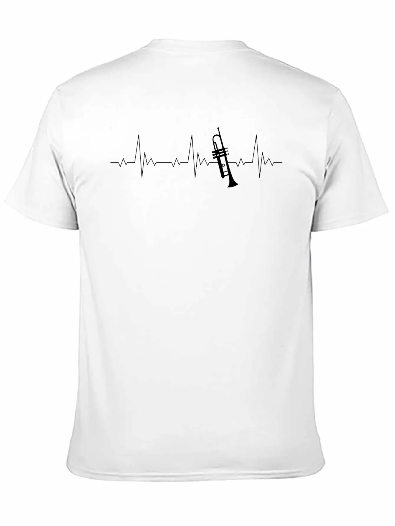 Trumpet Heartbeat For Trumpet Players Unisex Casual T-Shirt – Clean Design For Daily Comfort