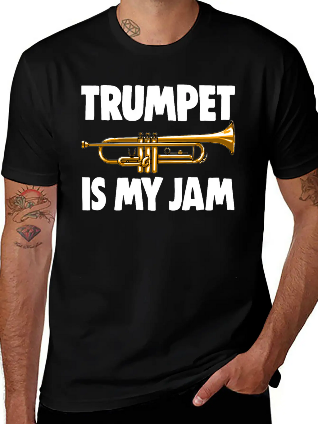 Trumpet Is My Jam Unisex Casual T-Shirt – Clean Design For Daily Comfort