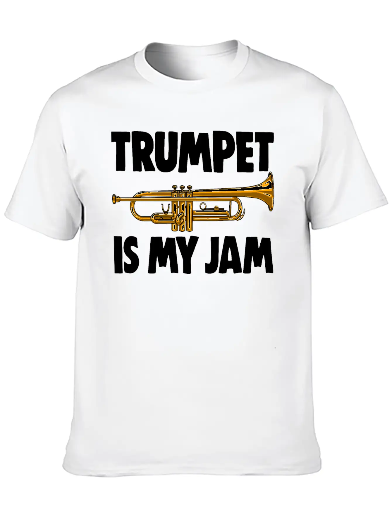 Trumpet Is My Jam Unisex Casual T-Shirt – Clean Design For Daily Comfort