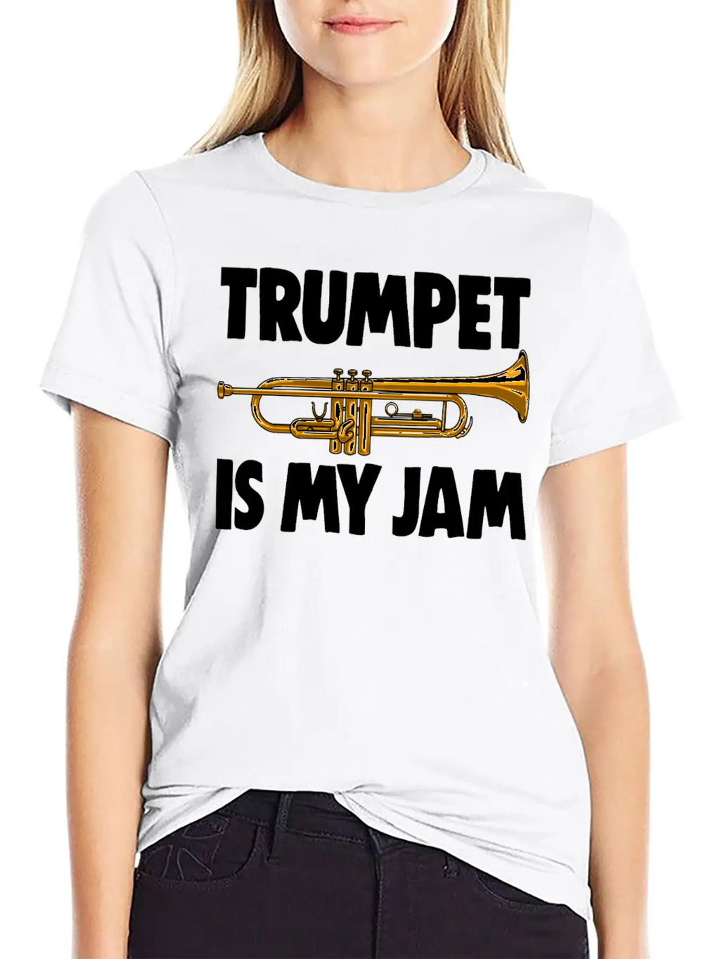 Trumpet Is My Jam Unisex Casual T-Shirt – Clean Design For Daily Comfort