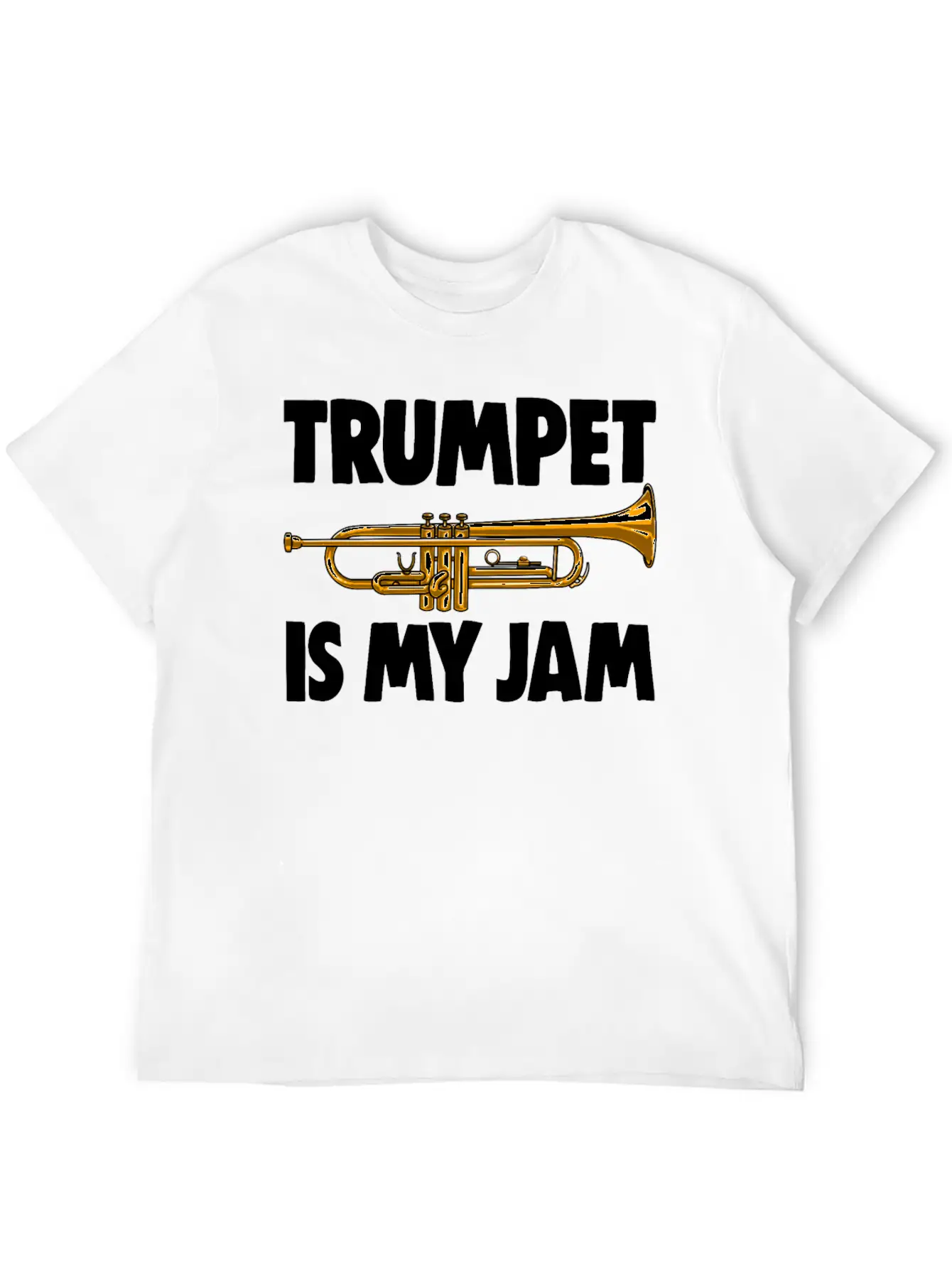 Trumpet Is My Jam Unisex Casual T-Shirt – Clean Design For Daily Comfort